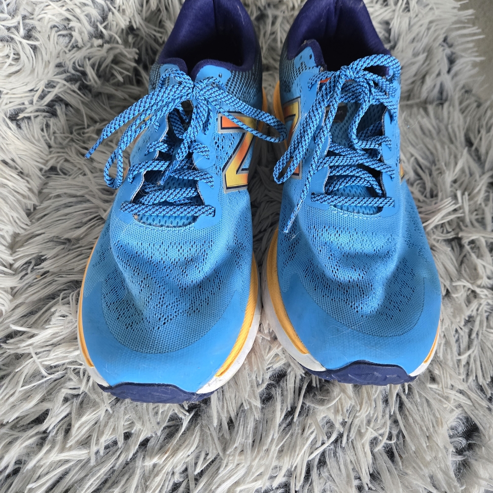 New Balance Blue and Yellow Athletic Shoes